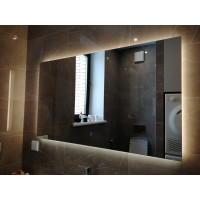 Зеркало с внутренней подсветкой для ванной комнаты Прайм 50х135 см (500х1350 мм) 